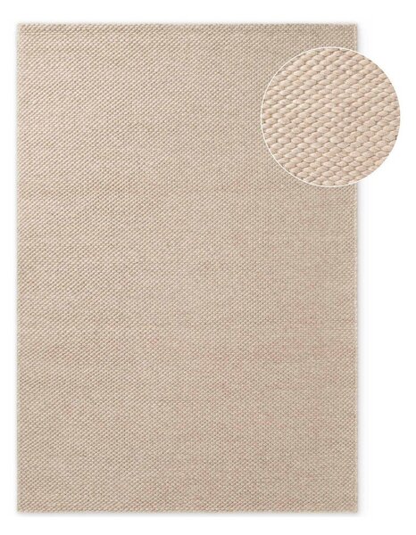 Bež ručno rađen vunen tepih 140x200 cm Lyon Beans – Elle Decoration
