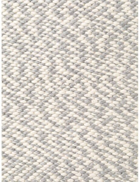 Svijetlo sivi/krem ručno rađen vunen tepih 140x200 cm Lyon Beans – Elle Decoration