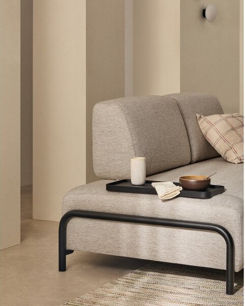 Sivo-bež sofa 200 cm Compo – Kave Home