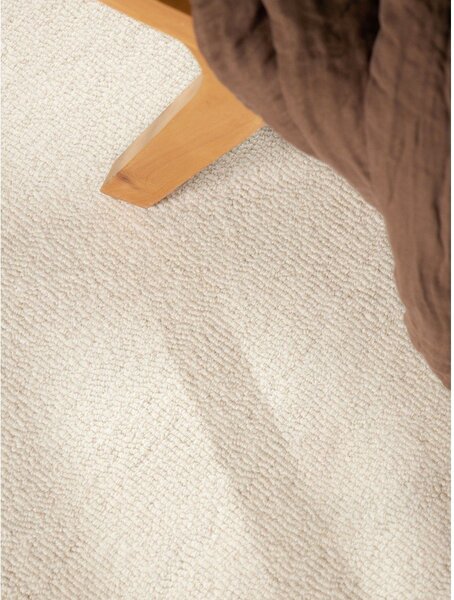 Krem ručno rađen vunen tepih 160x230 cm Puristic Knots – Elle Decoration