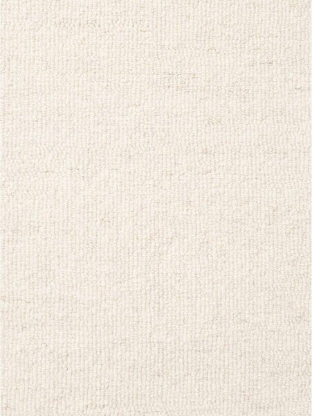 Krem ručno rađen vunen okrugao tepih ø 200 cm Puristic Knots – Elle Decoration