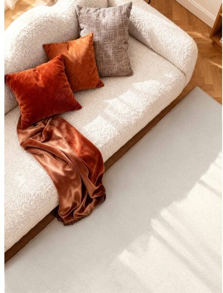 Krem ručno rađen vunen tepih 160x230 cm Puristic Knots – Elle Decoration