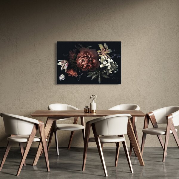 Slika - Temne rože (90x60 cm)