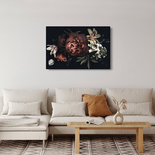 Slika - Temne rože (90x60 cm)