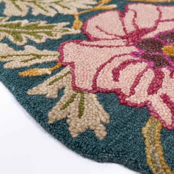 Ručno rađen vunen tepih 120x170 cm Daphne Shaped Floral – Flair Rugs