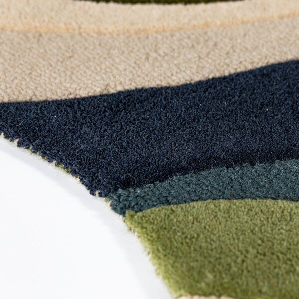 Zeleni ručno rađen vunen tepih 160x230 cm Envy Wool – Flair Rugs