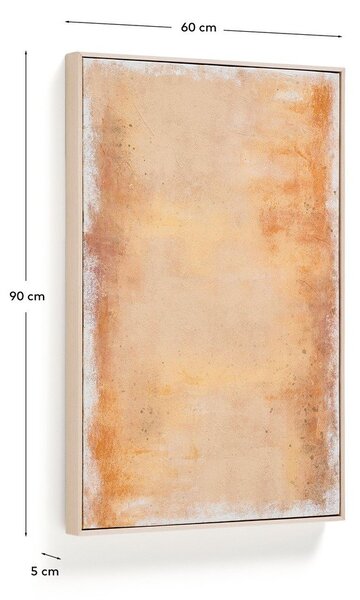 Ručno oslikana slika s okvirom/na platnu 60x90 cm Selnar – Kave Home