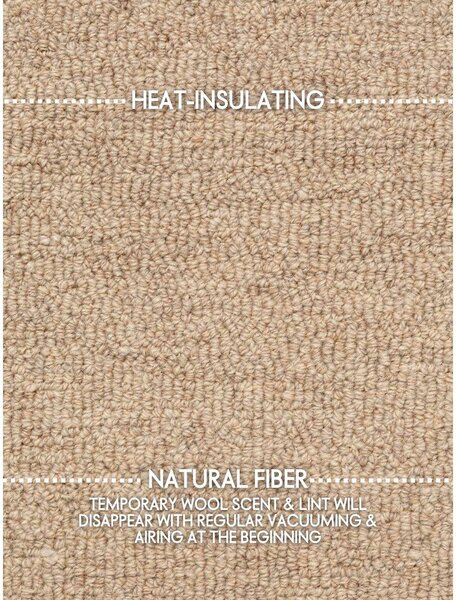 Ručno rađen vunen okrugao tepih u prirodnoj boji ø 160 cm Puristic Knots – Elle Decoration