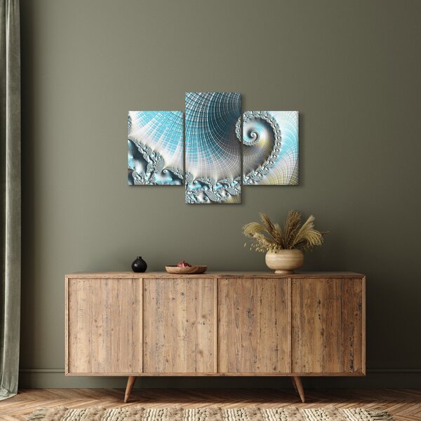Teksturirana spiralna slika (90x60 cm)