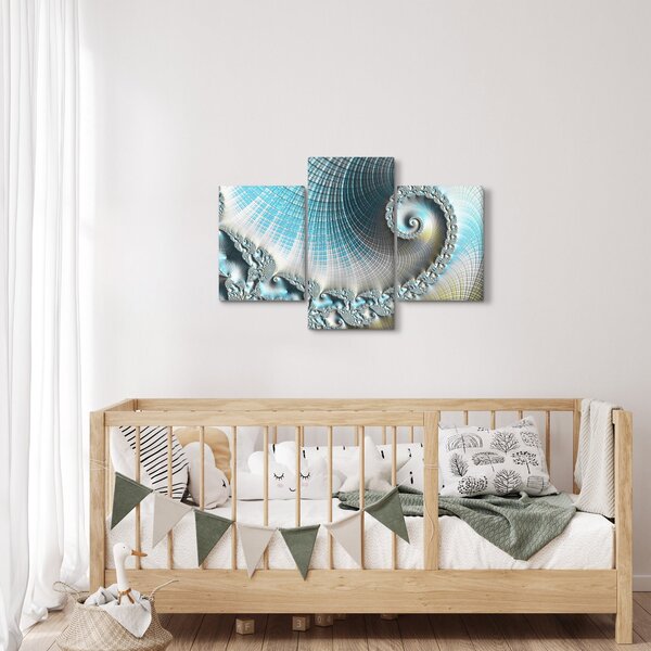 Teksturirana spiralna slika (90x60 cm)
