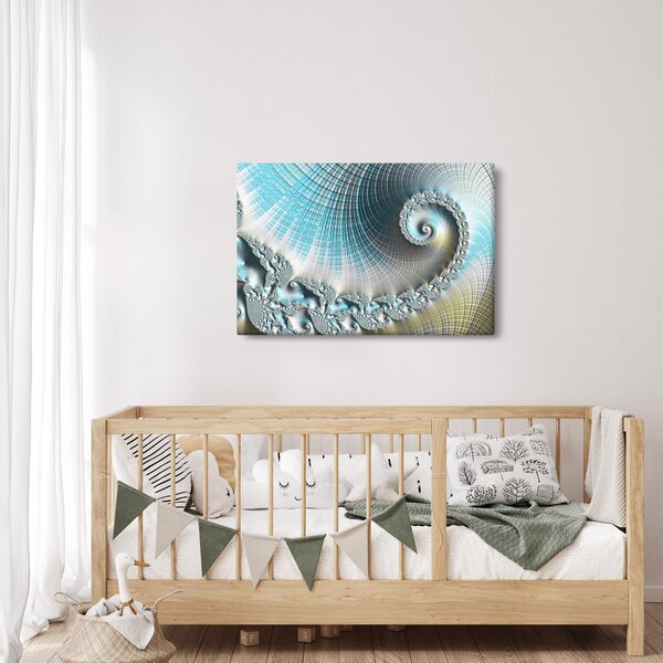 Teksturirana spiralna slika (90x60 cm)