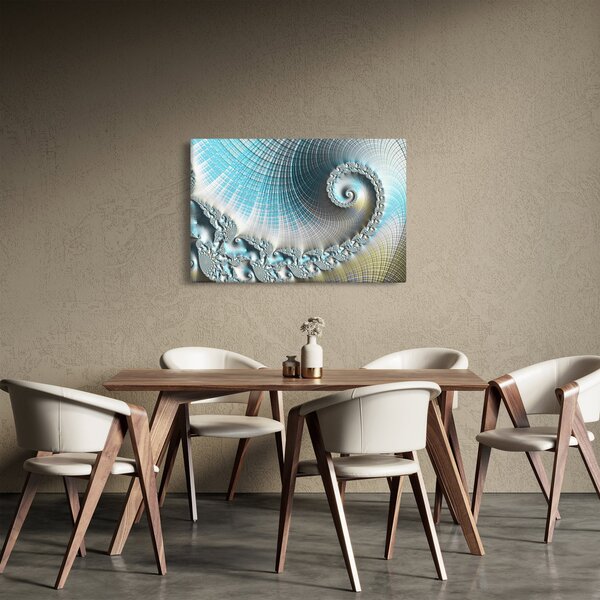 Teksturirana spiralna slika (90x60 cm)
