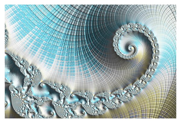 Teksturirana spiralna slika (90x60 cm)