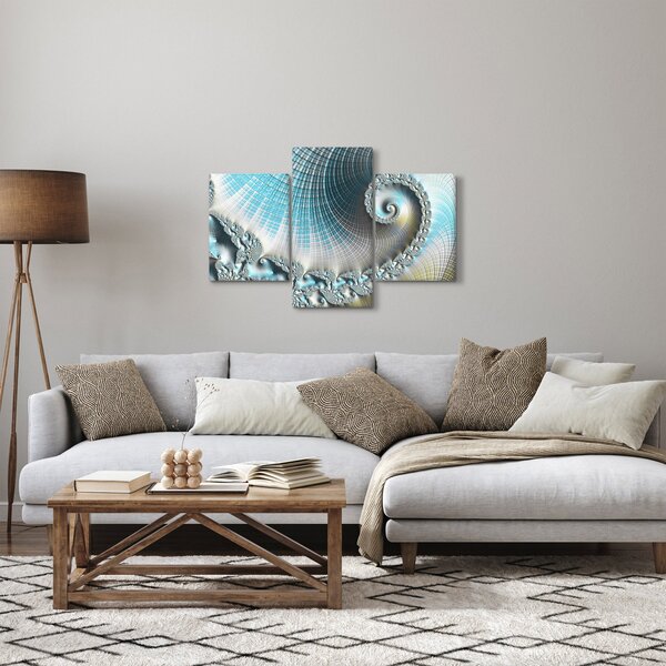 Teksturirana spiralna slika (90x60 cm)