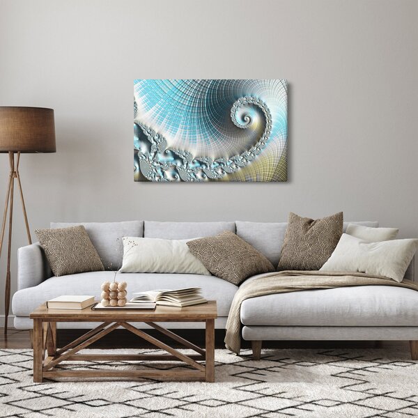 Teksturirana spiralna slika (90x60 cm)