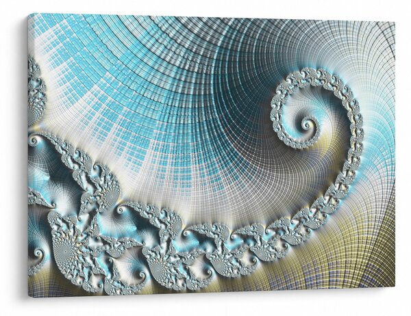 Teksturirana spiralna slika (70x50 cm)