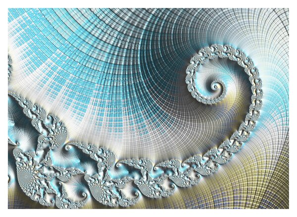 Teksturirana spiralna slika (70x50 cm)