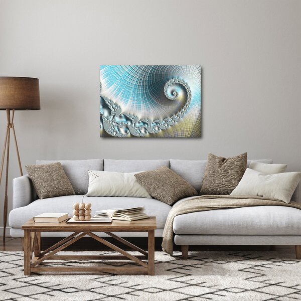 Teksturirana spiralna slika (70x50 cm)