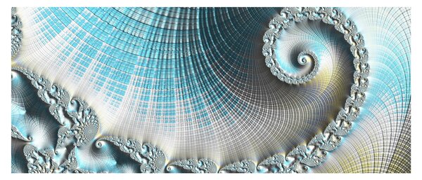 Teksturirana spiralna slika (120x50 cm)