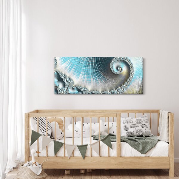 Teksturirana spiralna slika (120x50 cm)