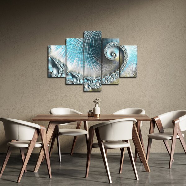 Teksturirana spiralna slika (150x105 cm)