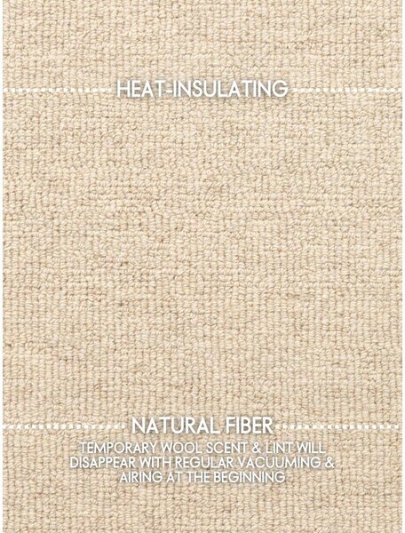 Bež ručno rađen vunen tepih 160x230 cm Puristic Knots – Elle Decoration