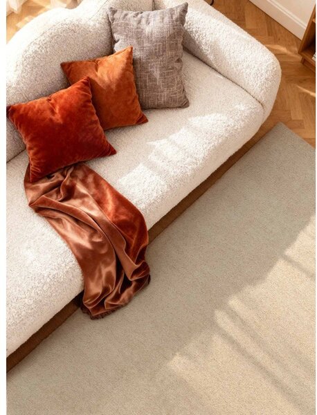 Bež ručno rađen vunen tepih 160x230 cm Puristic Knots – Elle Decoration