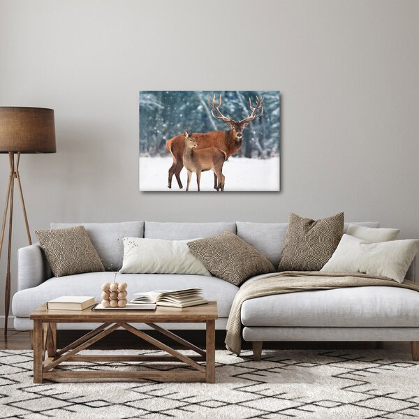 Slika jelena s srno (70x50 cm)