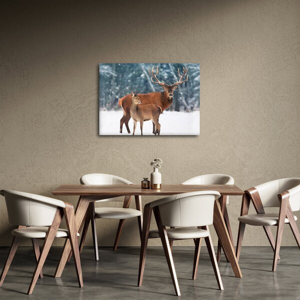 Slika jelena s srno (70x50 cm)