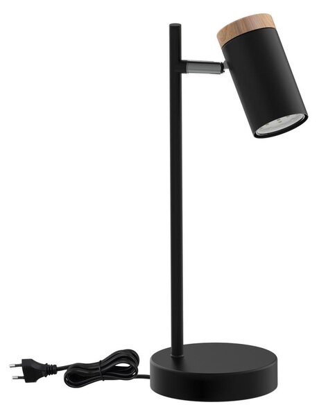 Stolna lampa LAGOS 1xGU10/15W/230V crna/smeđa