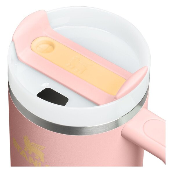 Termosica od nehrđajućeg čelika sa slamkom boja breskve 890 ml Quencher H2.O FlowState™ Tumbler Peach Rose – Stanley