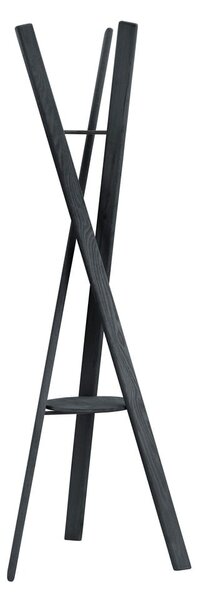 Crna vješalica od punog hrasta 62x176 cm Rakku – Blomus