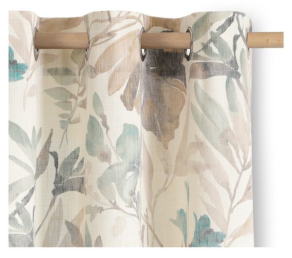 Krem/prljavo plava zavjesa 135x250 cm Celesta – Restilo