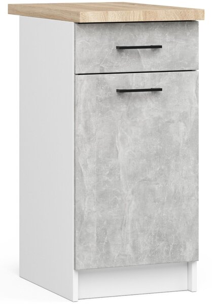 Zondo.hr Kuhinja 180 cm Ozara IV (bijela + beton). Akcija -15%. 1071175