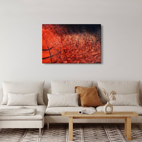 Slika - Košarkarska žoga (90x60 cm)