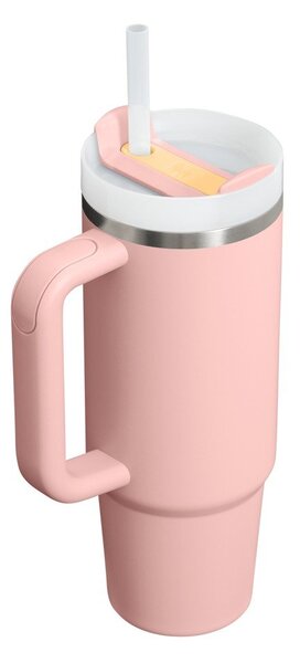 Termosica od nehrđajućeg čelika sa slamkom boja breskve 890 ml Quencher H2.O FlowState™ Tumbler Peach Rose – Stanley