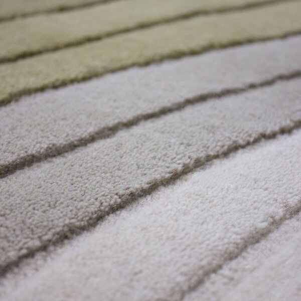 Zeleni ručno rađen vunen tepih 160x230 cm Puddle Ombre – Flair Rugs