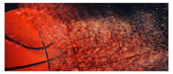 Slika - Košarkarska žoga (120x50 cm)