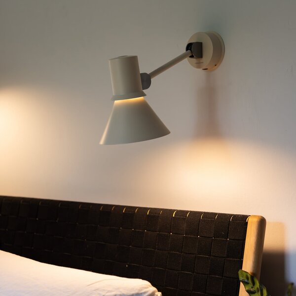 Anglepoise Zidna lampa Type 80 W2, bež, Ø 15 cm, metal, prigušiva, Bež, Dnevni boravak/blagovaonica, Aluminij