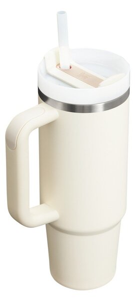 Krem termosica od nehrđajućeg čelika sa slamkom 890 ml Quencher H2.O FlowState™ Tumbler Cream 2.0 – Stanley