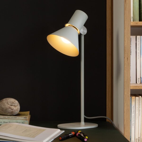 Anglepoise Stolna lampa Type 80 T1, siva, 48 cm, metal, Sivo, Dnevni boravak/blagovaonica, Aluminij