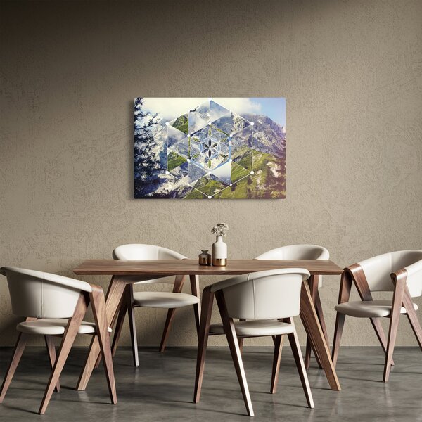 Slika - Geometrijski lik (90x60 cm)