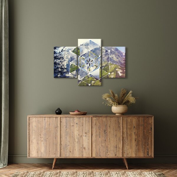Slika - Geometrijski lik (90x60 cm)