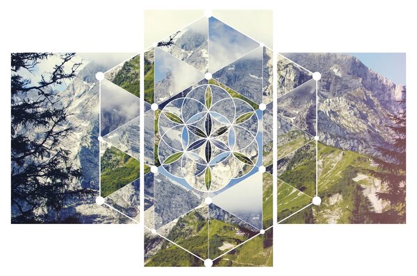 Slika - Geometrijski lik (90x60 cm)