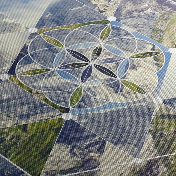 Slika - Geometrijski lik (120x50 cm)