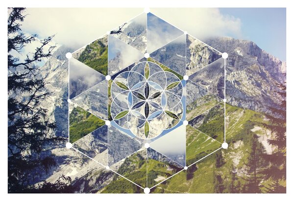 Slika - Geometrijski lik (90x60 cm)