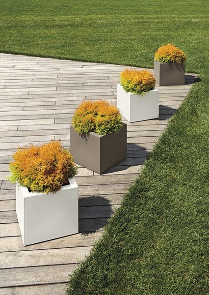 Tegla za cvijeće Kube 50 antracit - Antracit - 31 - 50 cm - Europlast