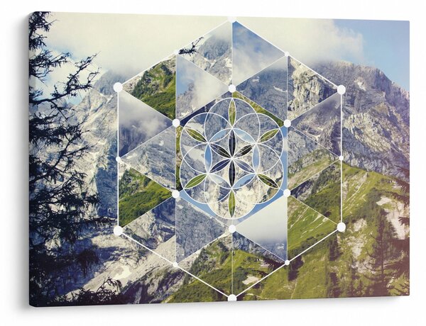 Slika - Geometrijski lik (70x50 cm)