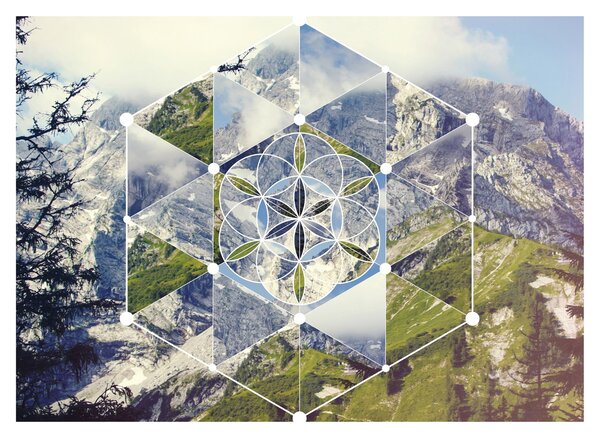 Slika - Geometrijski lik (70x50 cm)