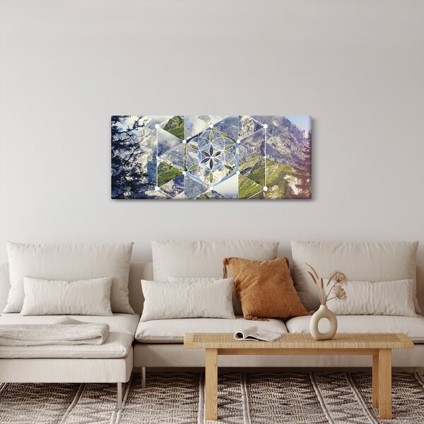 Slika - Geometrijski lik (120x50 cm)